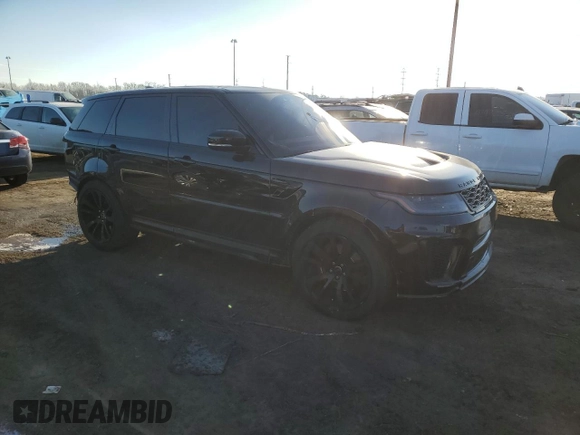 2018 Land Rover Range Rover Sport SVR with VIN SALWZ2SE6JA198429, listed as a Copart auction lot 43245285 with 93,680 mi miles and Clean Title. Bid and sale history available at carsss.com. Image 4.