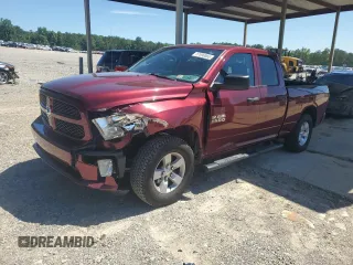 2018 Ram 1500 Express with VIN 1C6RR7FG6JS151092, listed as a Copart auction lot 57690065 with 70,748 mi miles and Salvage title. Bid and sale history available at DreamBid. Image 1.