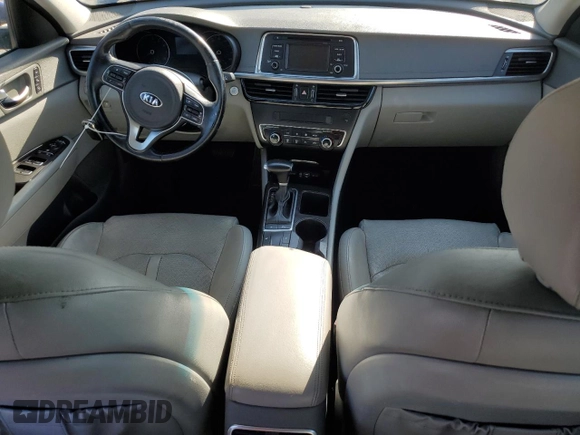 2016 Kia Optima EX with VIN 5XXGU4L35GG038283, listed as a Copart auction lot 52595715 with 154,131 mi miles and Clean Title. Bid and sale history available at carsss.com. Image 8.