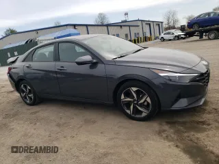 2023 Hyundai Elantra SEL with VIN KMHLS4AG5PU601333, listed as a Copart auction lot 53517865 with 40,937 mi miles and Salvage title. Bid and sale history available at DreamBid. Image 4.