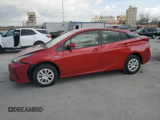 2020 Toyota Prius L Eco z VIN JTDKARFU1L3119182, wystawiony jako Copart lot #57460705 z przebiegiem 89 615 mil mil oraz Szkoda całkowita • Salvage title. Historia ofert i sprzedaży dostępna na DreamBid. Obrazek 1.