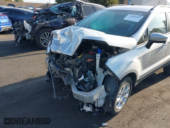 2021 Ford EcoSport SE with VIN MAJ3S2GE3MC431771, listed as a IAAI auction lot 41989483 with 33,778 mi miles and . Bid and sale history available at DreamBid. Image 6.