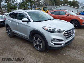 2016 Hyundai Tucson Eco with VIN KM8J3CA28GU136937, listed as a IAAI auction lot 41953317 with 91,724 mi miles. Bid and sale history available at carsss.com. Image 1.