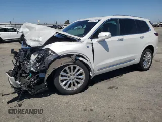 2020 Cadillac XT6 AWD Premium Luxury with VIN 1GYKPDRS9LZ159836, listed as a Copart auction lot 60753625 with 47,862 mi miles and Salvage title. Bid and sale history available at DreamBid. Image 1.