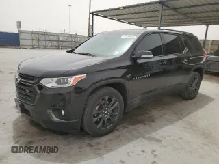 2020 Chevrolet Traverse RS with VIN 1GNEVJKW1LJ298126, listed as a Copart auction lot 53359625 with 57,545 mi miles and Salvage title. Bid and sale history available at DreamBid. Image 1.