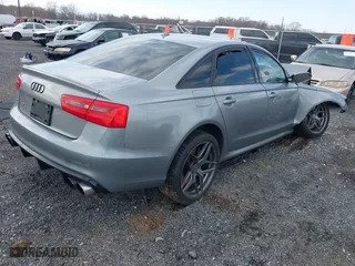 2014 Audi S6 Prestige with VIN WAUF2AFC3EN022402, listed as a IAAI auction lot 41846979 with 106,845 mi miles. Bid and sale history available at carsss.com. Image 4.