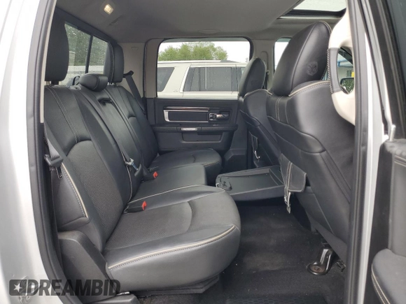 2015 Ram 1500 Laramie Limited with VIN 1C6RR7PT9FS556253, listed as a Copart auction lot 65618915 with 126,110 mi miles and Salvage title. Bid and sale history available at DreamBid. Image 10.