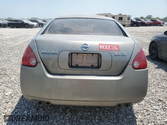 2004 Nissan Maxima SE with VIN 1N4BA41E84C911386, listed as a Copart auction lot 59855985 with 184,478 mi miles and Salvage title. Bid and sale history available at DreamBid. Image 6.