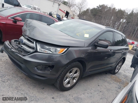2018 Ford Edge SE with VIN 2FMPK3G95JBB70283, listed as a IAAI auction lot 41380321 with 102,054 mi miles. Bid and sale history available at carsss.com. Image 14.