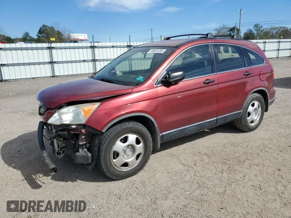 2007 Honda CR-V LX with VIN JHLRE383X7C075891, listed as a Copart auction lot 49651355 with 115,706 mi miles and Salvage Title. Bid and sale history available at carsss.com. Image 1.