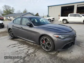 2023 Alfa Romeo Giulia Veloce with VIN ZARFANBN2P7670539, listed as a Copart auction lot 51078645 with 53,270 mi miles and Clean title. Bid and sale history available at DreamBid. Image 4.