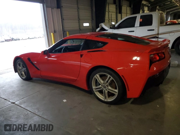 2016 Chevrolet Corvette 1LT with VIN 1G1YB2D79G5101351, listed as a Copart auction lot 81028744 with 89,716 mi miles and Salvage Title. Bid and sale history available at carsss.com. Image 2.