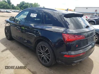 2022 Audi SQ5 Prestige with VIN WA1C4AFY1N2030814, listed as a Copart auction lot 60166714 with 35,197 mi miles and Salvage Title. Bid and sale history available at carsss.com. Image 2.