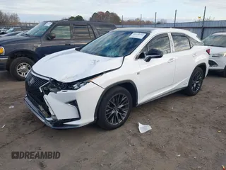 2017 Lexus RX with VIN 2T2BGMCA1HC015345, listed as a IAAI auction lot 41128730 with 93,337 mi miles. Bid and sale history available at carsss.com. Image 2.