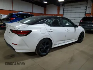 2023 Nissan Sentra SR with VIN 3N1AB8DV9PY300187, listed as a Copart auction lot 81112814 with 17,594 mi miles and Clean Title. Bid and sale history available at DreamBid. Image 3.