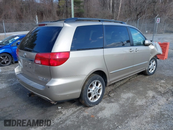 2005 Toyota Sienna XLE with VIN 5TDBA22C25S037614, listed as a IAAI auction lot 41391263 with 90,568 mi miles. Bid and sale history available at carsss.com. Image 4.