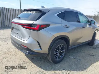 2025 Lexus NX with VIN 2T2GGCEZ0SC073778, listed as a IAAI auction lot 41722618 with 2,929 mi miles. Bid and sale history available at carsss.com. Image 4.