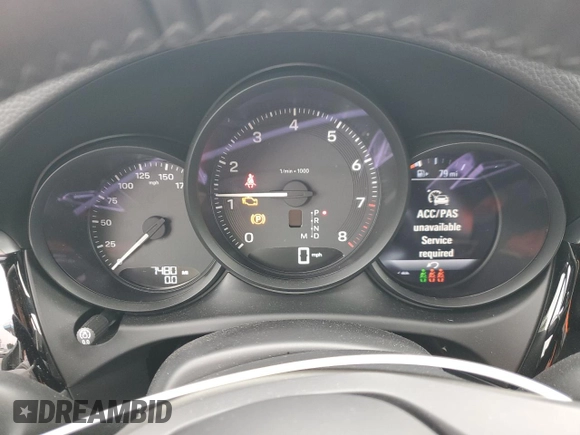 2024 Porsche Macan with VIN WP1AA2A59RLB18288, listed as a Copart auction lot 57804455 with 7,480 mi miles and Salvage title. Bid and sale history available at DreamBid. Image 9.