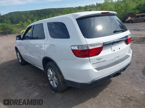 2013 Dodge Durango SXT with VIN 1C4RDJAG4DC512491, listed as a IAAI auction lot 42276406 with 219,766 mi miles and . Bid and sale history available at DreamBid. Image 3.