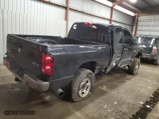 2008 Dodge Ram 2500 SLT with VIN 3D7KS28A28G177951, listed as a Copart auction lot 46777395 with 143,155 mi miles and Salvage Title. Bid and sale history available at carsss.com. Image 3.