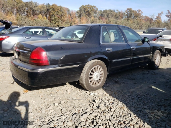 2011 Mercury Grand Marquis LS with VIN 2MEBM7FV0BX601632, listed as a Copart auction lot 78600974 with 159,031 mi miles and Salvage Title. Bid and sale history available at carsss.com. Image 3.
