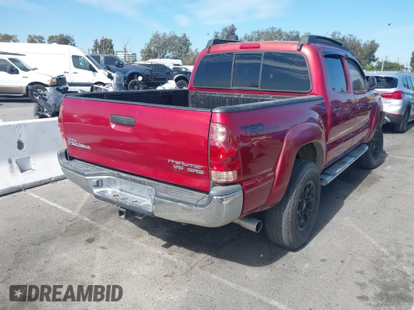 2007 Toyota Tacoma PreRunner with VIN 5TEJU62N77Z370439, listed as a IAAI auction lot 42674895 with 180,770 mi miles and . Bid and sale history available at DreamBid. Image 4.