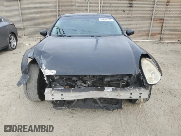2004 Infiniti G35 Coupe w/Leather with VIN JNKCV54E44M303989, listed as a Copart auction lot 84652384 with 127,747 mi miles and Salvage Title. Bid and sale history available at carsss.com. Image 5.