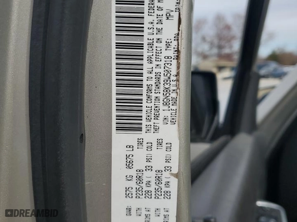 2009 Jeep Liberty Limited with VIN 1J8GN58K39W507318, listed as a Copart auction lot 80220504 with 222,541 mi miles and Salvage Title. Bid and sale history available at carsss.com. Image 13.