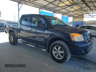 2010 Nissan Titan LE with VIN 1N6BA0EC2AN318776, listed as a Copart auction lot 46702485 with 111,149 mi miles and Salvage Title. Bid and sale history available at carsss.com. Image 4.