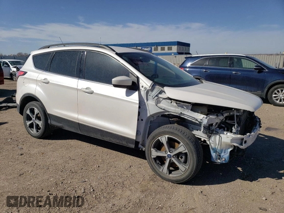 2018 Ford Escape SEL with VIN 1FMCU9HD6JUB52691, listed as a Copart auction lot 49399495 with 107,180 mi miles and Salvage Title. Bid and sale history available at carsss.com. Image 4.