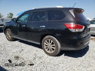 2016 Nissan Pathfinder SV with VIN 5N1AR2MN6GC631156, listed as a Copart auction lot 53667585 with 121,012 mi miles and Salvage Title. Bid and sale history available at carsss.com. Image 2.