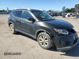 2016 Nissan Rogue SV with VIN KNMAT2MV8GP643775, listed as a Copart auction lot 47110385 with 114,330 mi miles and Salvage Title. Bid and sale history available at carsss.com. Image 4.