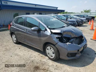 2020 Honda Fit LX with VIN 3HGGK5H47LM732724, listed as a Copart auction lot 59581305 with 71,269 mi miles and Salvage title. Bid and sale history available at DreamBid. Image 4.