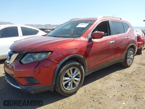 2016 Nissan Rogue SL with VIN 5N1AT2MT6GC899673, listed as a IAAI auction lot 42008141 with 164,669 mi miles and . Bid and sale history available at carsss.com. Image 17.
