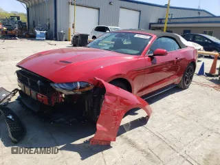 2022 Ford Mustang EcoBoost with VIN 1FATP8UH7N5126718, listed as a Copart auction lot 48011723 with 1,407 mi miles. Bid and sale history available at carsss.com. Image 1.