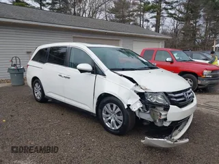 2016 Honda Odyssey EX-L z VIN 5FNRL5H63GB090003, wystawiony jako IAAI lot #40966761 z przebiegiem 67 971 mil mil oraz . Historia ofert i sprzedaży dostępna na DreamBid. Obrazek 1.