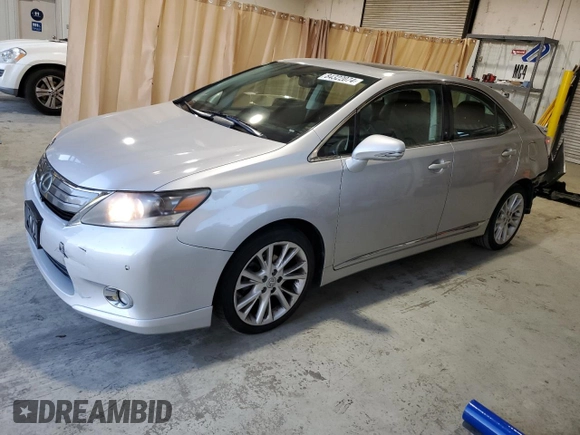 2010 Lexus HS 250h with VIN JTHBB1BA7A2010608, listed as a Copart auction lot 84322074 with 168,327 mi miles and Salvage Title. Bid and sale history available at DreamBid. Image 1.