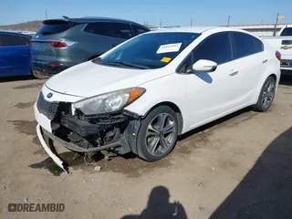 2015 Kia Forte EX with VIN KNAFX4A86F5378446, listed as a IAAI auction lot 41812913 with 162,286 mi miles. Bid and sale history available at carsss.com. Image 18.