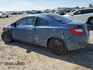2008 Honda Civic Cpe LX with VIN 2HGFG12618H504787, listed as a Copart auction lot 49888925 with 180,617 mi miles and Salvage Title. Bid and sale history available at carsss.com. Image 2.