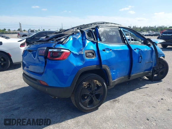 2019 Jeep Compass Latitude with VIN 3C4NJCBB4KT667615, listed as a IAAI auction lot 42154977 with 63,653 mi miles and . Bid and sale history available at DreamBid. Image 4.