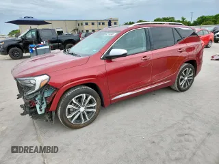 2018 GMC Terrain Denali with VIN 3GKALSEX6JL171020, listed as a Copart auction lot 62718335 with 70,464 mi miles and Salvage title. Bid and sale history available at DreamBid. Image 1.