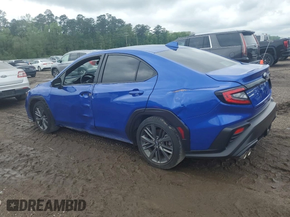 2022 Subaru WRX with VIN JF1VBAA69N9014593, listed as a Copart auction lot 51207355 with 16,231 mi miles and Salvage Title. Bid and sale history available at carsss.com. Image 2.