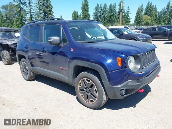 2017 Jeep Renegade Trailhawk с VIN ZACCJBCB6HPF64129, выставлен на аукционе IAAI как лот 42435742 с пробегом 74 975 миль миль и . История ставок и продаж доступна на DreamBid. Изображение 1.