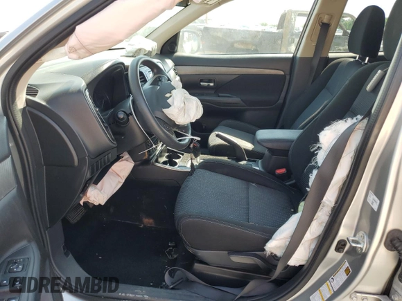 2018 Mitsubishi Outlander ES with VIN JA4AZ3A36JZ059615, listed as a Copart auction lot 54954485 with 107,626 mi miles and Salvage title. Bid and sale history available at DreamBid. Image 7.