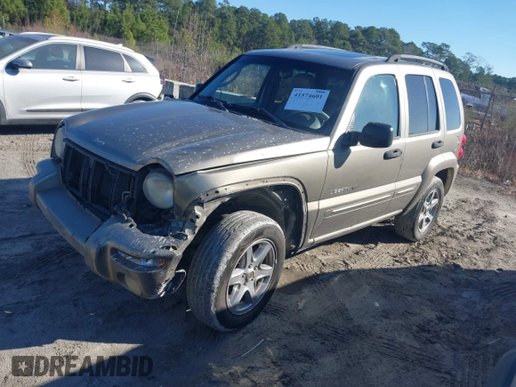 2003 Jeep Liberty Limited with VIN 1J4GL58K13W710254, listed as a IAAI auction lot 41574601 with 244,465 mi miles and . Bid and sale history available at carsss.com. Image 2.