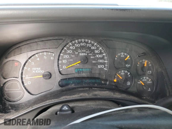 2005 Chevrolet Avalanche LS with VIN 3GNEC12Z55G202356, listed as a Copart auction lot 52032015 with 245,490 mi miles and Salvage title. Bid and sale history available at DreamBid. Image 9.