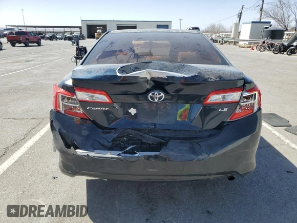 2012 Toyota Camry L with VIN 4T4BF1FKXCR221111, listed as a Copart auction lot 48863475 with 208,220 mi miles and Salvage Title. Bid and sale history available at carsss.com. Image 6.