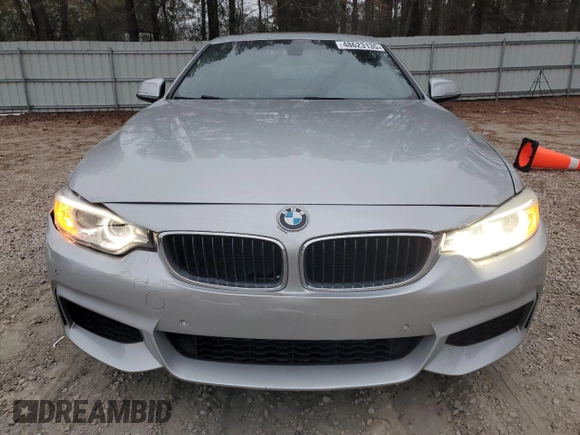 2015 BMW 4 Series 428i xDrive with VIN WBA4C9C54FG135273, listed as a Copart auction lot 48623135 with 202,238 mi miles and Salvage Title. Bid and sale history available at DreamBid. Image 5.