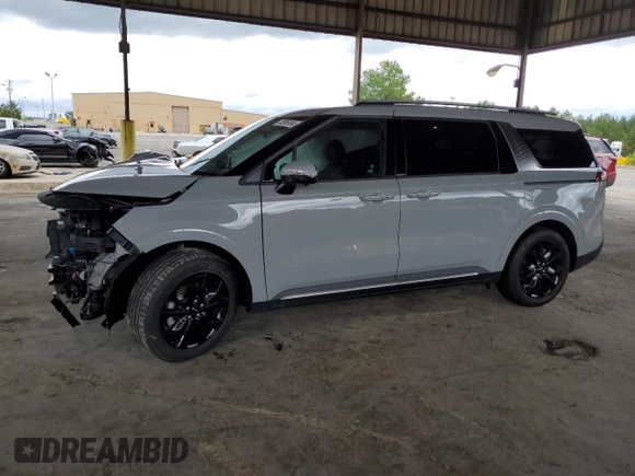 2024 Kia Carnival SX Prestige with VIN KNDNE5H32R6362683, listed as a Copart auction lot 73296184 with 18,395 mi miles and Salvage Title. Bid and sale history available at carsss.com. Image 1.