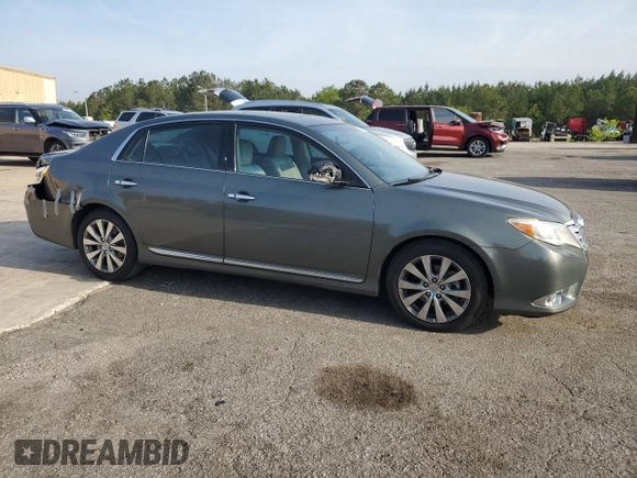 2012 Toyota Avalon with VIN 4T1BK3DB8CU461066, listed as a Copart auction lot 52759155 with 95,640 mi miles and Salvage Title. Bid and sale history available at DreamBid. Image 4.